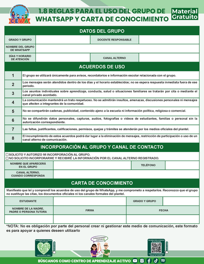BITÁCORA PARA LA ORGANIZACIÓN Y SEGUIMIENTO PARA LA ATENCIÓN A MADRES Y PADRES DE FAMILIA V3 en PDF