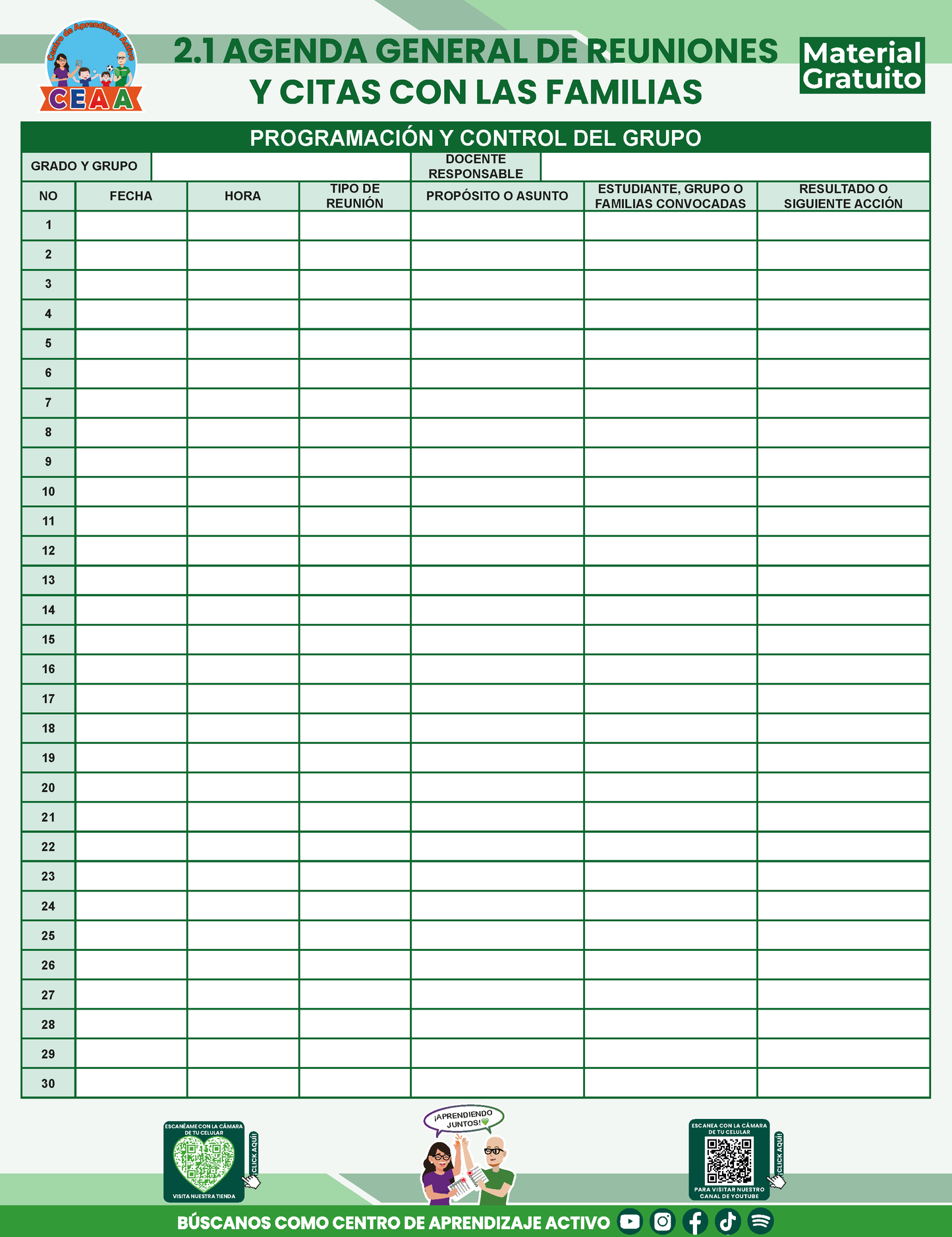 BITÁCORA PARA LA ORGANIZACIÓN Y SEGUIMIENTO PARA LA ATENCIÓN A MADRES Y PADRES DE FAMILIA V3 en PDF