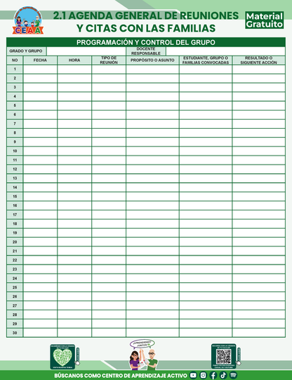 BITÁCORA PARA LA ORGANIZACIÓN Y SEGUIMIENTO PARA LA ATENCIÓN A MADRES Y PADRES DE FAMILIA V3 en PDF