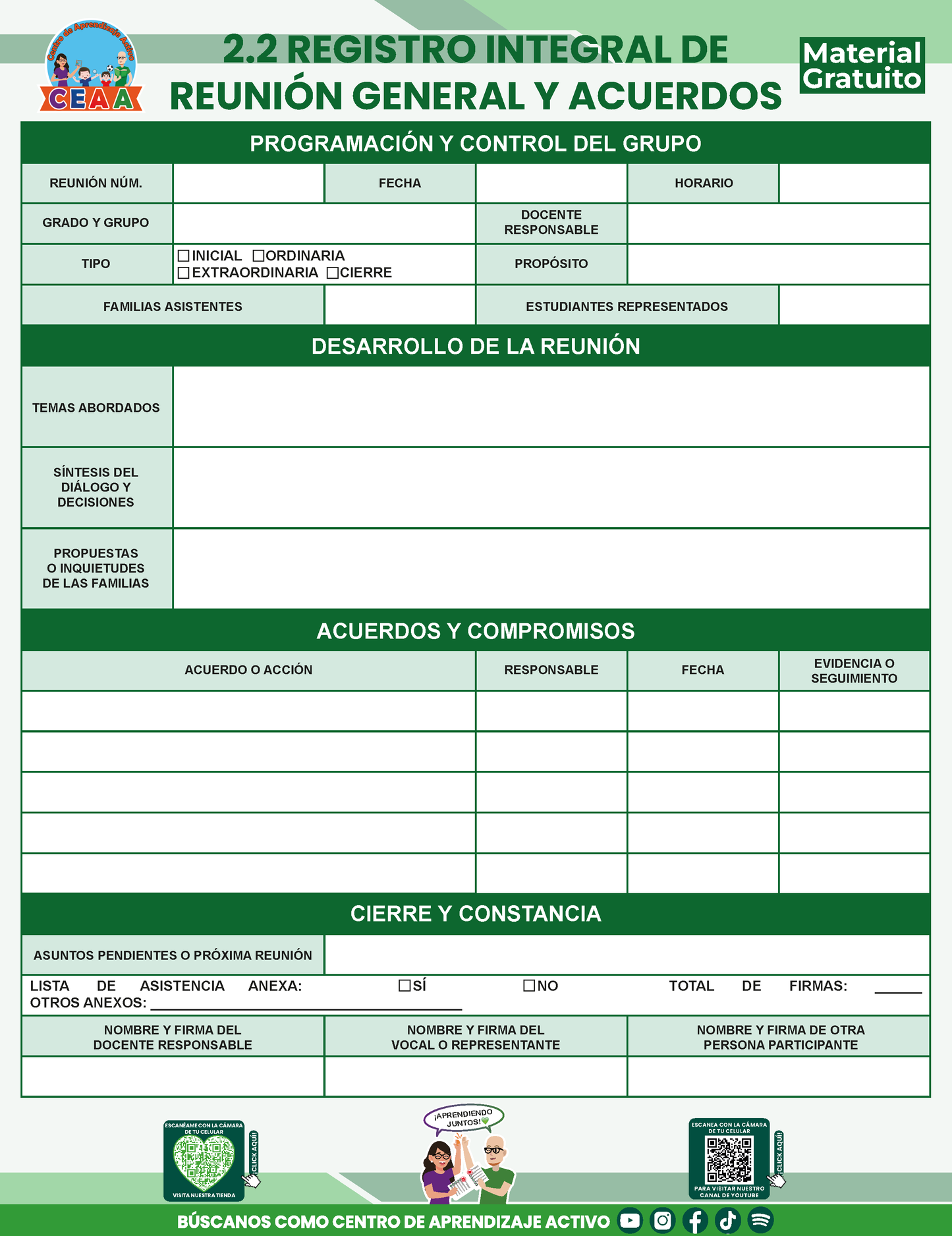 BITÁCORA PARA LA ORGANIZACIÓN Y SEGUIMIENTO PARA LA ATENCIÓN A MADRES Y PADRES DE FAMILIA V3 en PDF