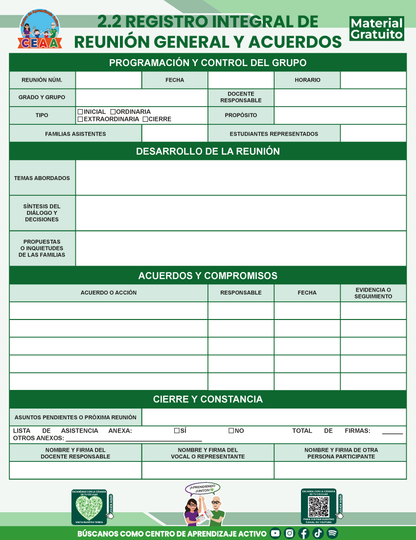 BITÁCORA PARA LA ORGANIZACIÓN Y SEGUIMIENTO PARA LA ATENCIÓN A MADRES Y PADRES DE FAMILIA V3 en PDF