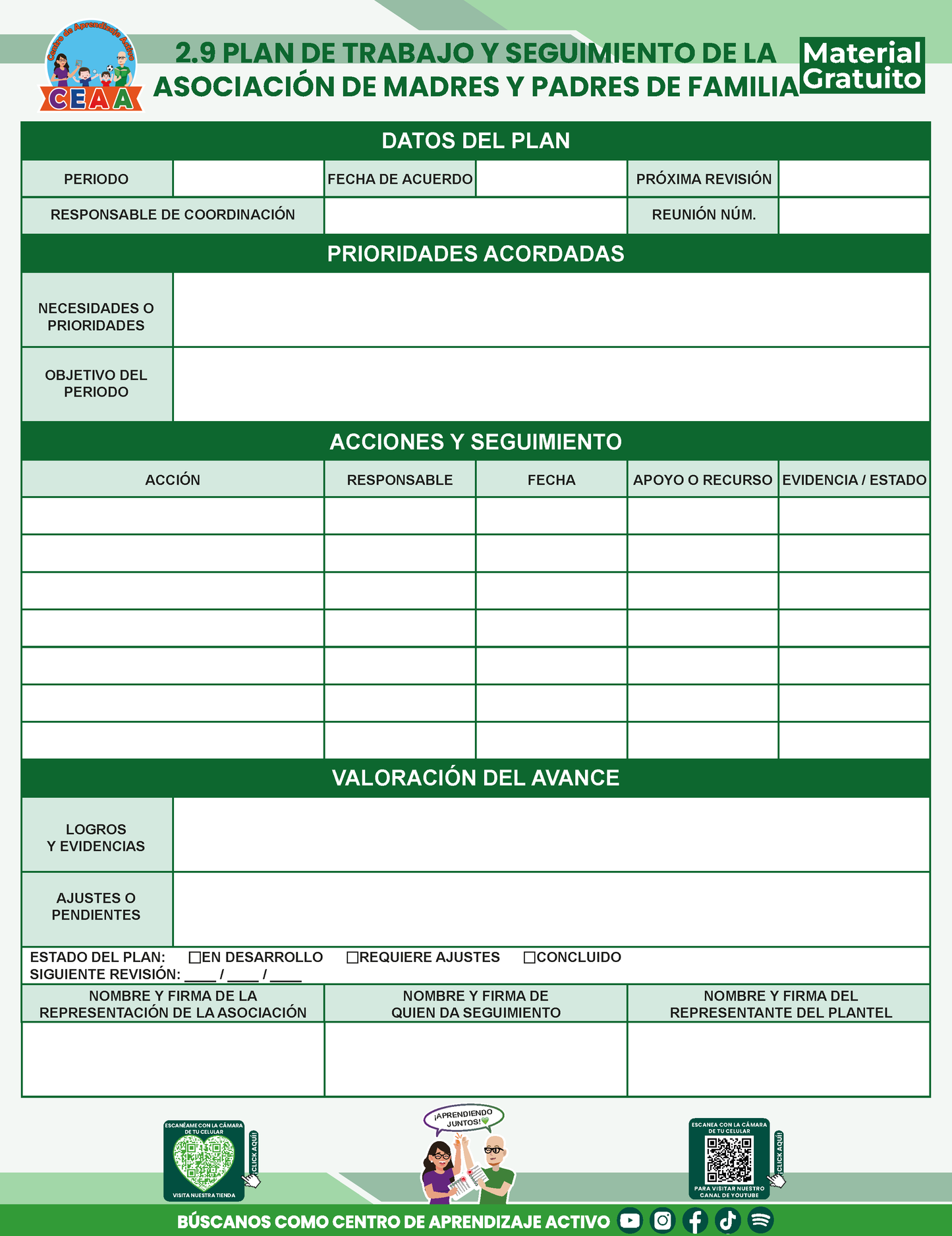 BITÁCORA PARA LA ORGANIZACIÓN Y SEGUIMIENTO PARA LA ATENCIÓN A MADRES Y PADRES DE FAMILIA V3 en PDF