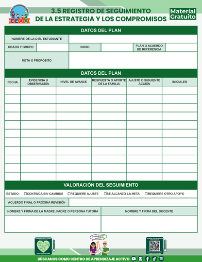 BITÁCORA PARA LA ORGANIZACIÓN Y SEGUIMIENTO PARA LA ATENCIÓN A MADRES Y PADRES DE FAMILIA V3 en PDF