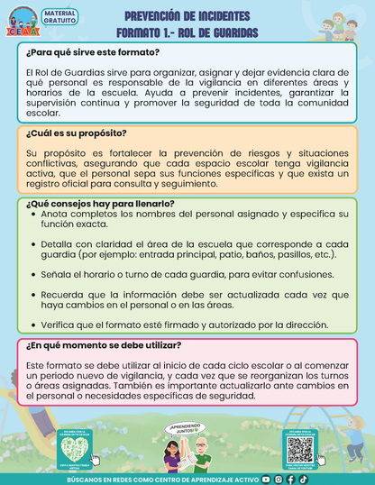 BITÁCORA PARA LA PREVENCIÓN, REGISTRO Y ATENCIÓN DE INCIDENCIAS Y ACOSO ESCOLAR - V1