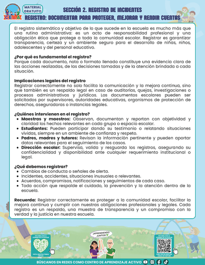 Bitácora Para la Prevención. Registro y Atención de Incidentes y Acoso Escolar Versión 1