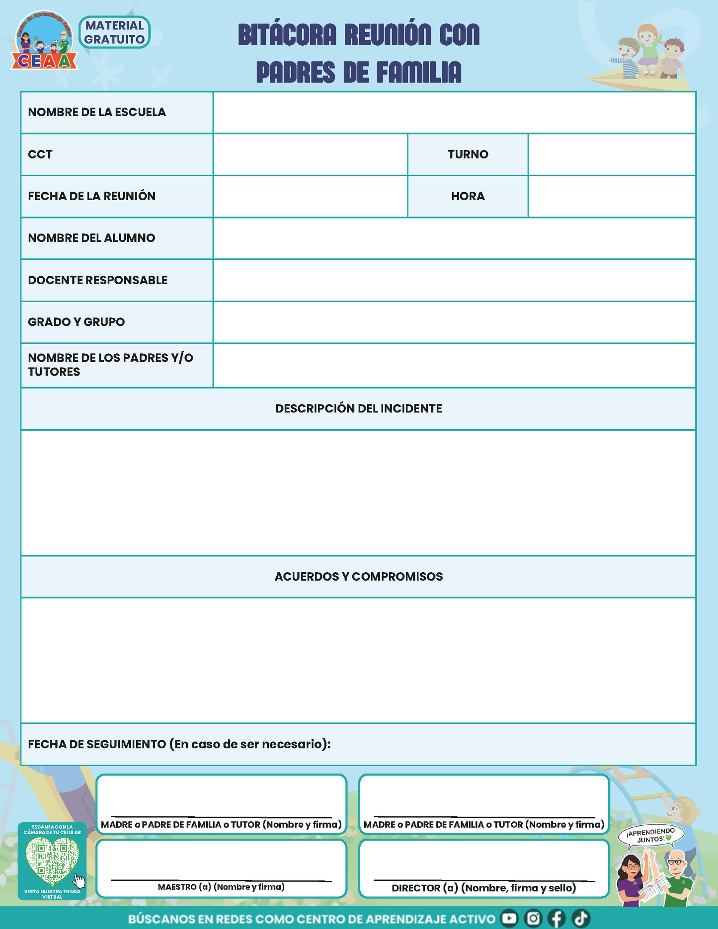 Bitácora Para la Prevención. Registro y Atención de Incidentes y Acoso Escolar Versión 1