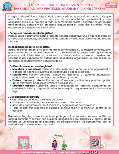 Bitácora Para la Prevención. Registro y Atención de Incidentes y Acoso Escolar Versión 3