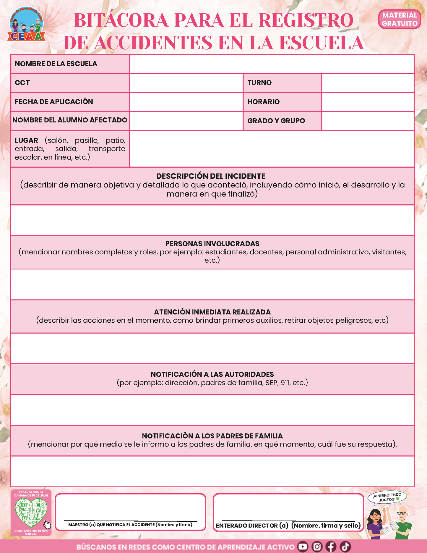 Bitácora Para la Prevención. Registro y Atención de Incidentes y Acoso Escolar Versión 3