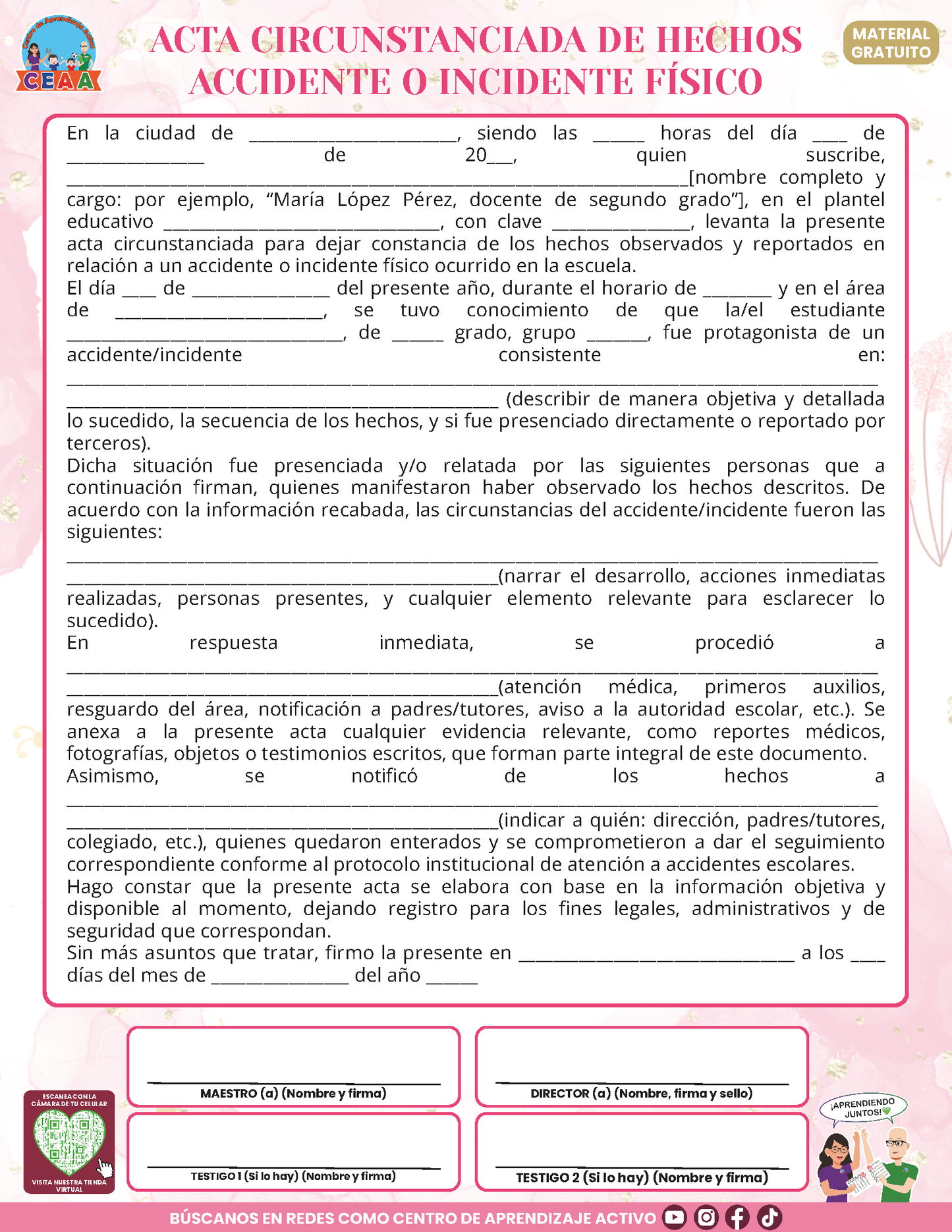 Bitácora Para la Prevención. Registro y Atención de Incidentes y Acoso Escolar Versión 4