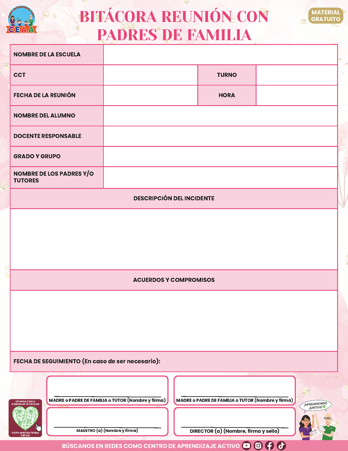 Bitácora Para la Prevención. Registro y Atención de Incidentes y Acoso Escolar Versión 4