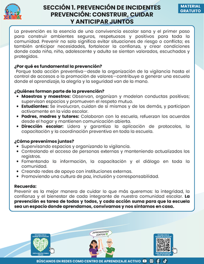 BITÁCORA PARA LA PREVENCIÓN, REGISTRO Y ATENCIÓN DE INCIDENCIAS Y ACOSO ESCOLAR en PDF Versión 2