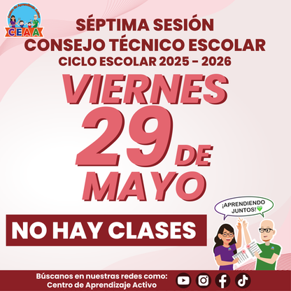 Aviso No Hay Clases por CTE Junio 2026