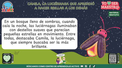 Historias para Maestros - CAMILA, LA LUCIÉRNAGA QUE APRENDIÓ A HACER BRILLAR A LOS DEMÁS en PDF