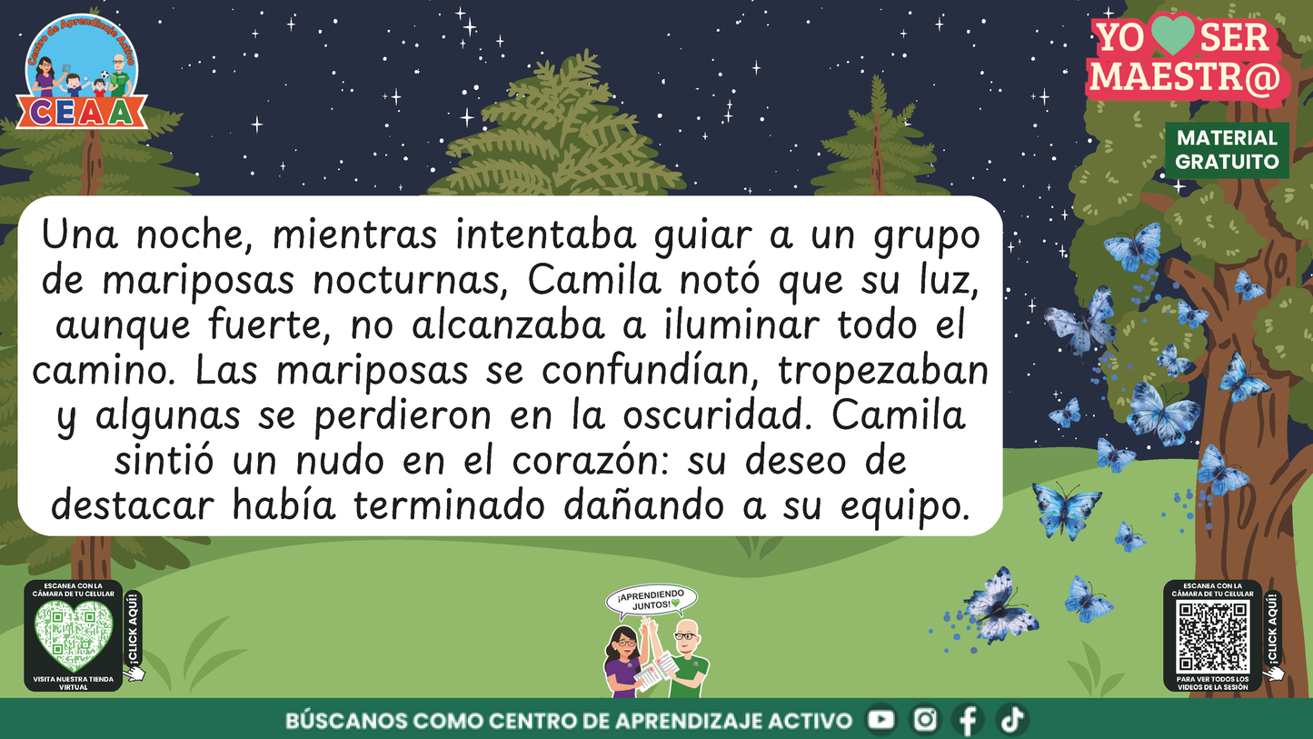 Historias para Maestros - CAMILA, LA LUCIÉRNAGA QUE APRENDIÓ A HACER BRILLAR A LOS DEMÁS en PDF