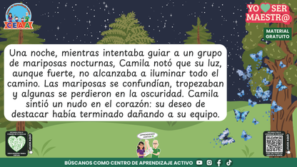 Historias para Maestros - CAMILA, LA LUCIÉRNAGA QUE APRENDIÓ A HACER BRILLAR A LOS DEMÁS en PDF