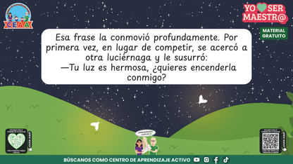 Historias para Maestros - CAMILA, LA LUCIÉRNAGA QUE APRENDIÓ A HACER BRILLAR A LOS DEMÁS en PDF