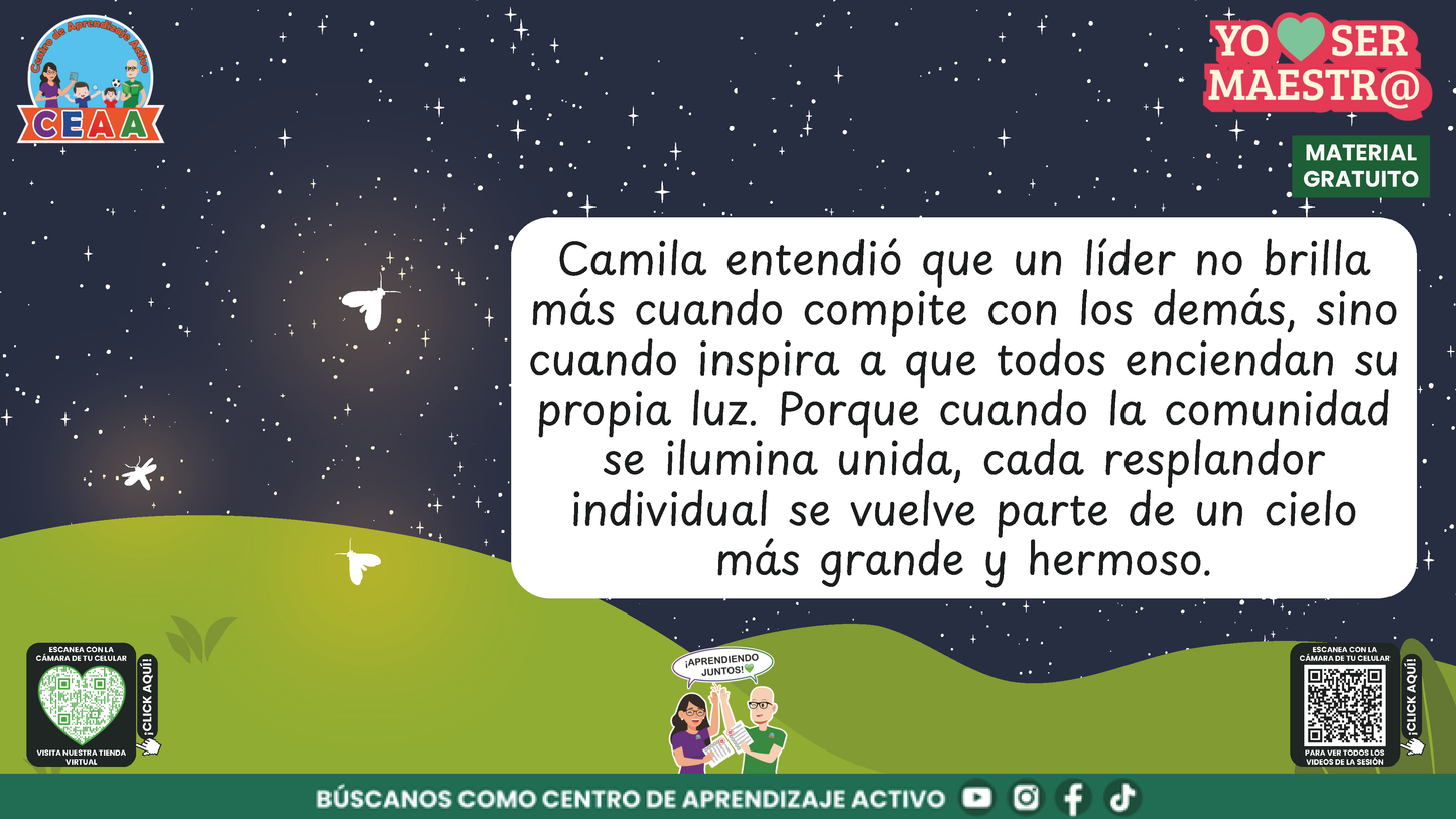 Historias para Maestros - CAMILA, LA LUCIÉRNAGA QUE APRENDIÓ A HACER BRILLAR A LOS DEMÁS en PDF