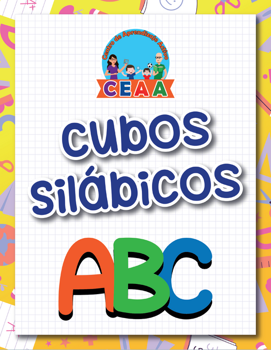 Cubos silábicos con todo el abecedario