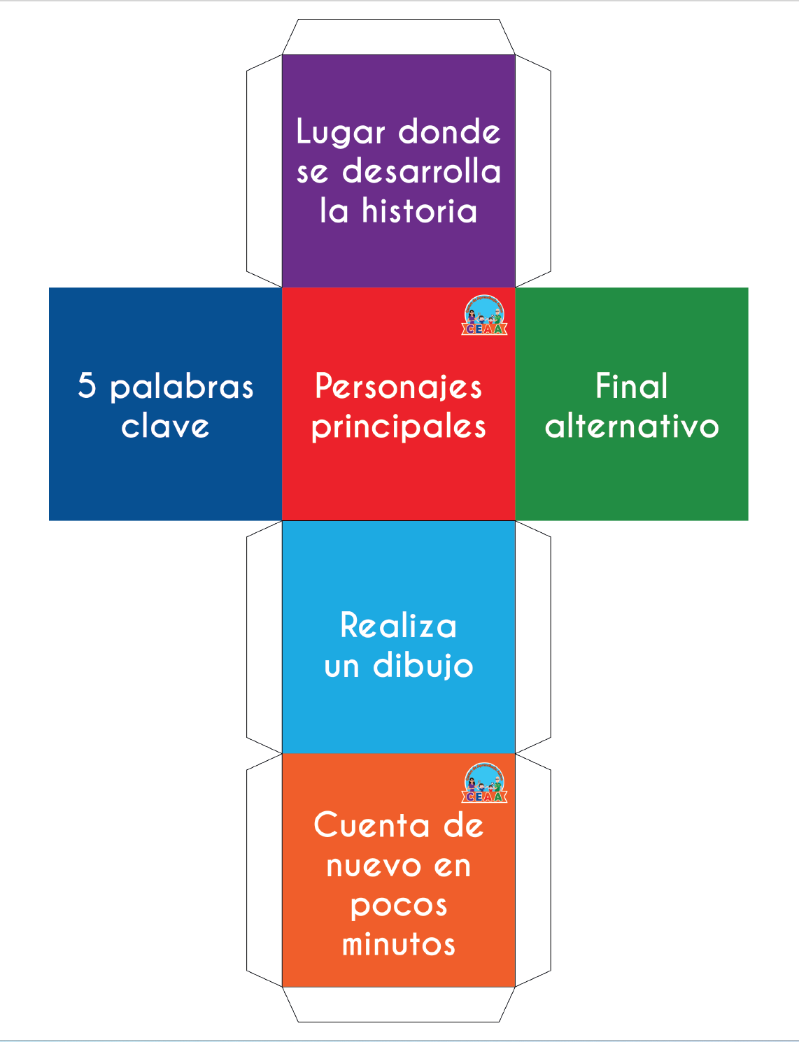 Cubos de comprensión lectora