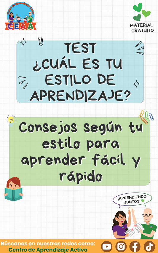 eBook TEST ¿Cuál es tu estilo de aprendizaje?