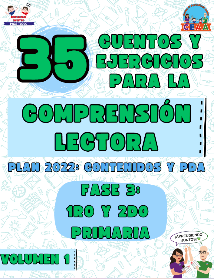 Cuadernillo COMPRENSIÓN LECTORA 35 Cuentos y Ejercicios PRIMERO y SEGUNDO Primaria