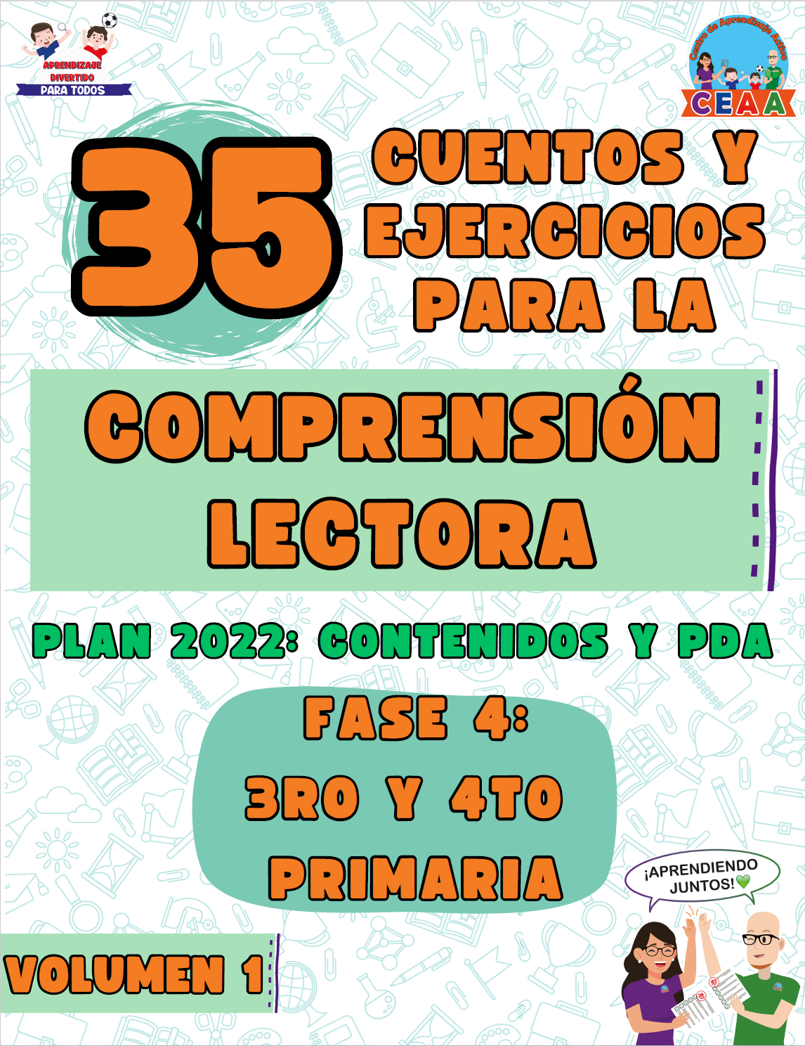 Cuadernillo COMPRENSIÓN LECTORA 35 Cuentos y Ejercicios TERCERO y CUARTO Primaria