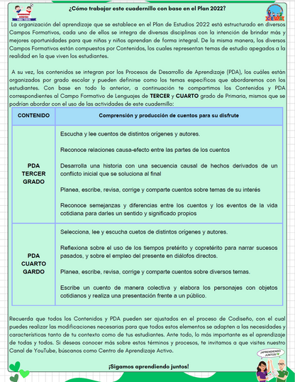 Cuadernillo COMPRENSIÓN LECTORA 35 Cuentos y Ejercicios TERCERO y CUARTO Primaria