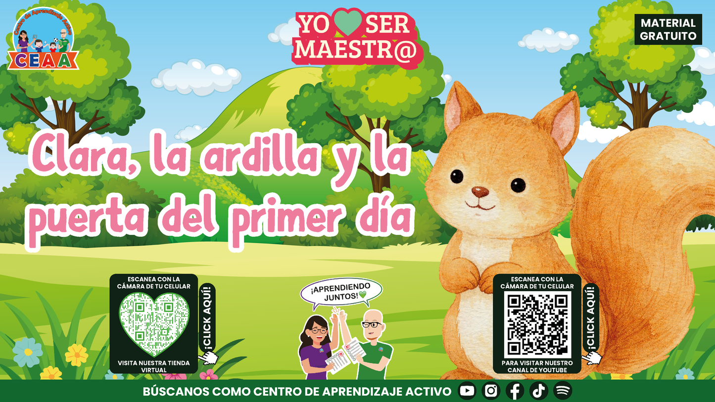 Historias para Maestros - Clara, la ardilla y la puerta del primer día en PDF