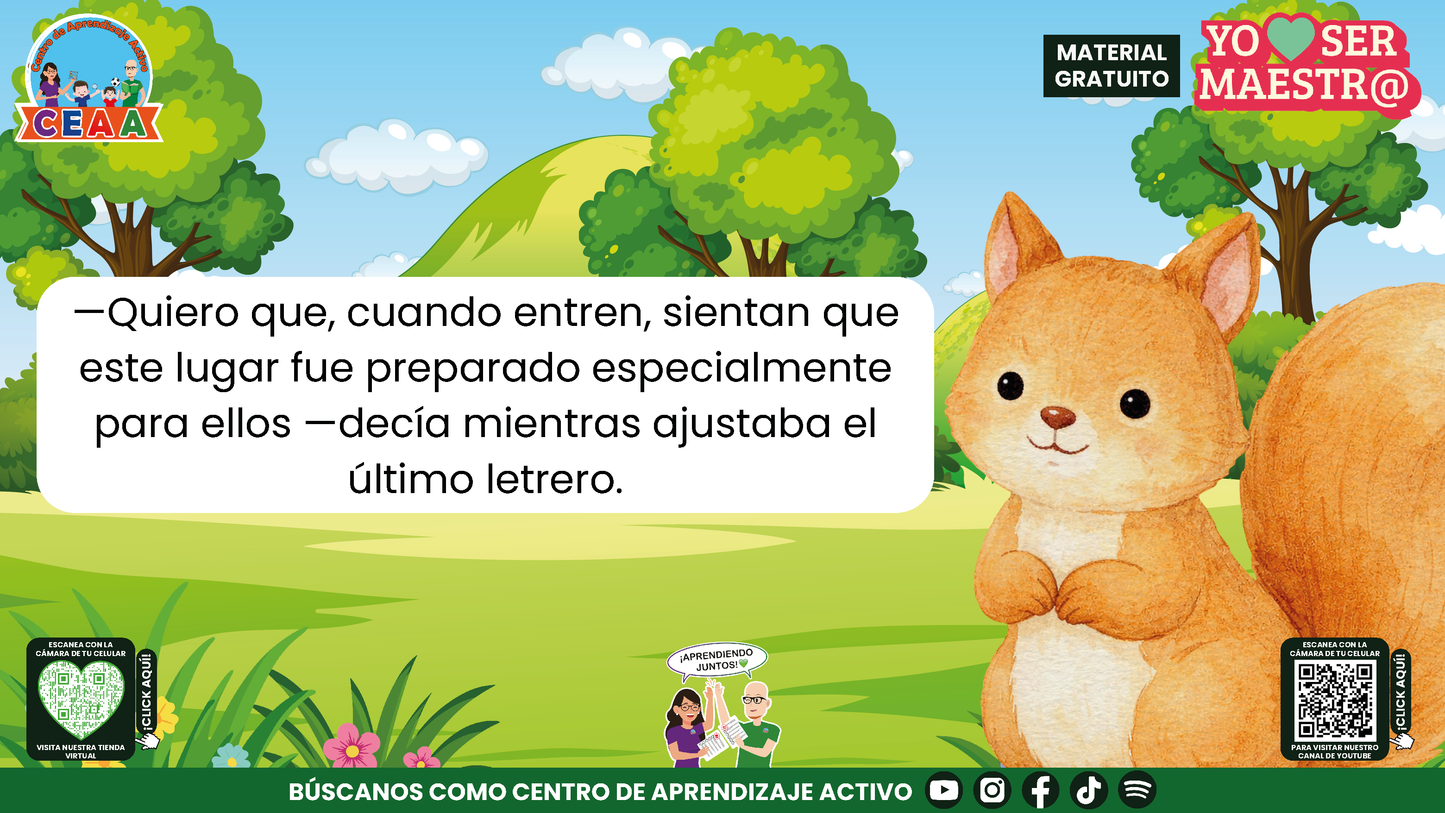 Historias para Maestros - Clara, la ardilla y la puerta del primer día en PDF