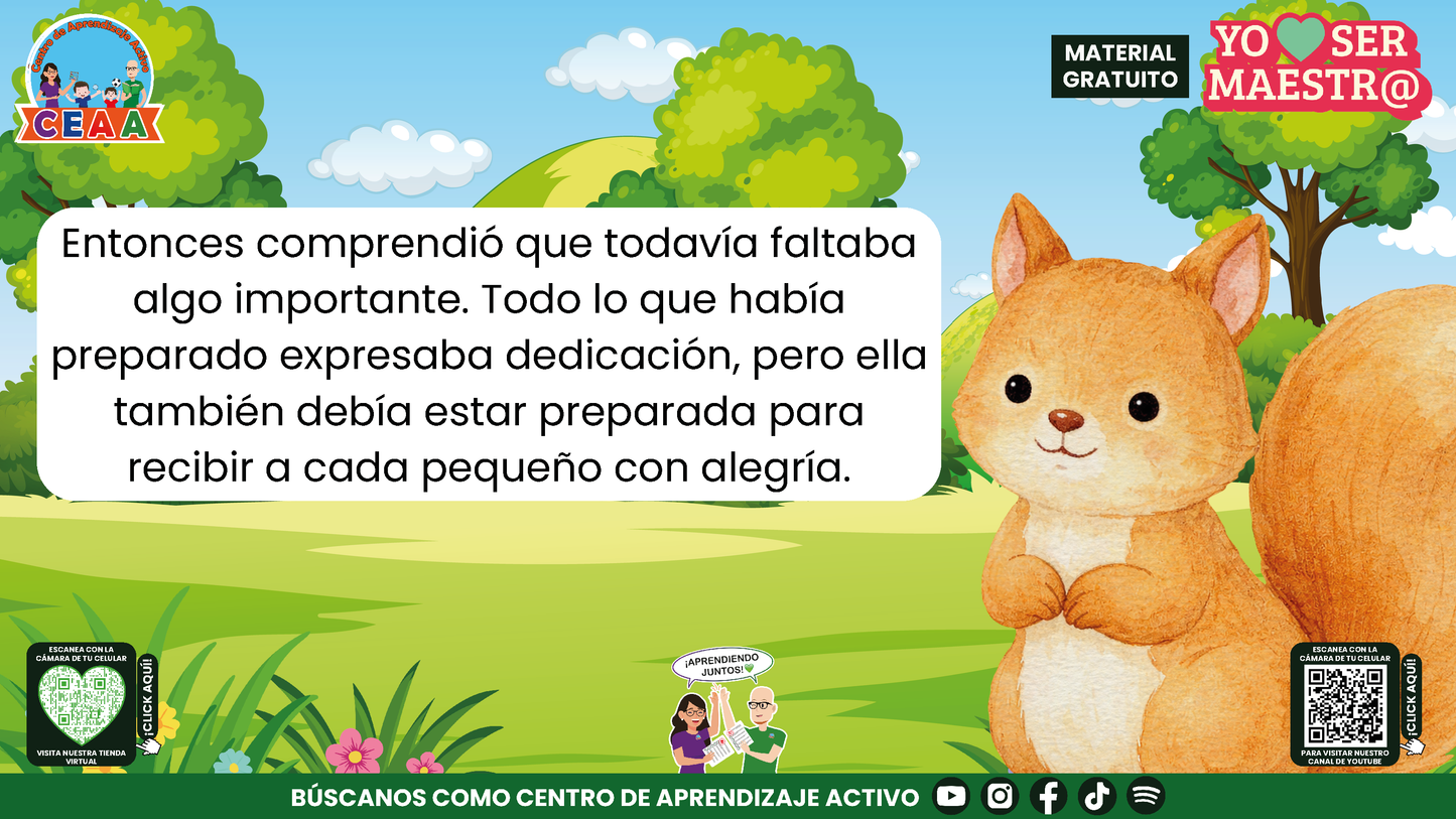 Historias para Maestros - Clara, la ardilla y la puerta del primer día en PDF