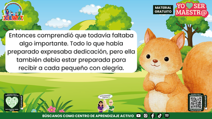 Historias para Maestros - Clara, la ardilla y la puerta del primer día en PDF