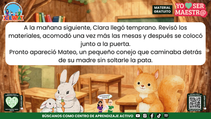 Historias para Maestros - Clara, la ardilla y la puerta del primer día en PDF