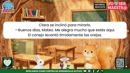 Historias para Maestros - Clara, la ardilla y la puerta del primer día en PDF