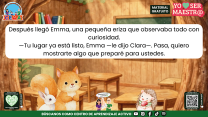 Historias para Maestros - Clara, la ardilla y la puerta del primer día en PDF