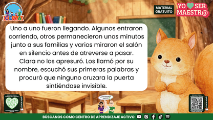 Historias para Maestros - Clara, la ardilla y la puerta del primer día en PDF