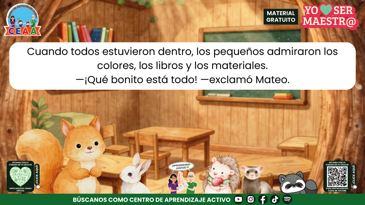 Historias para Maestros - Clara, la ardilla y la puerta del primer día en PDF