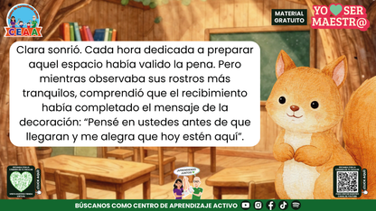 Historias para Maestros - Clara, la ardilla y la puerta del primer día en PDF