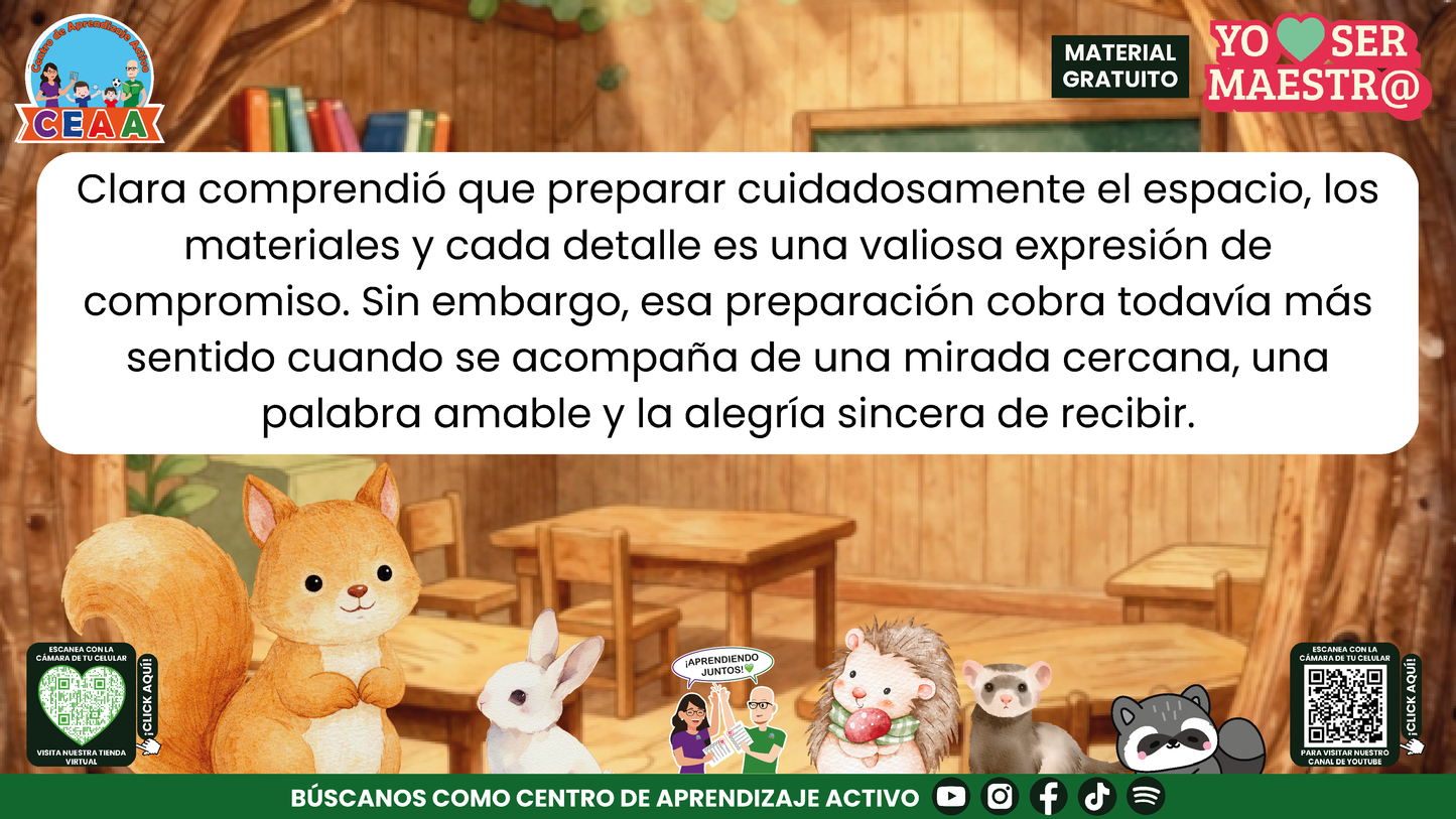 Historias para Maestros - Clara, la ardilla y la puerta del primer día en PDF
