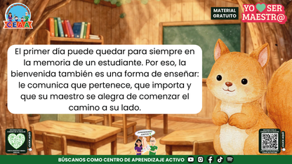 Historias para Maestros - Clara, la ardilla y la puerta del primer día en PDF