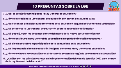 Clase Autogestiva: TEMA 2: FUNDAMENTOS DE LA LEY GENERAL DE EDUCACIÓN en PDF