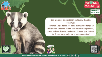 Historias para Maestros - CLAUDIA, LA MAESTRA CONEJO QUE ENSEÑÓ A VER CON EL CORAZÓN en PDF