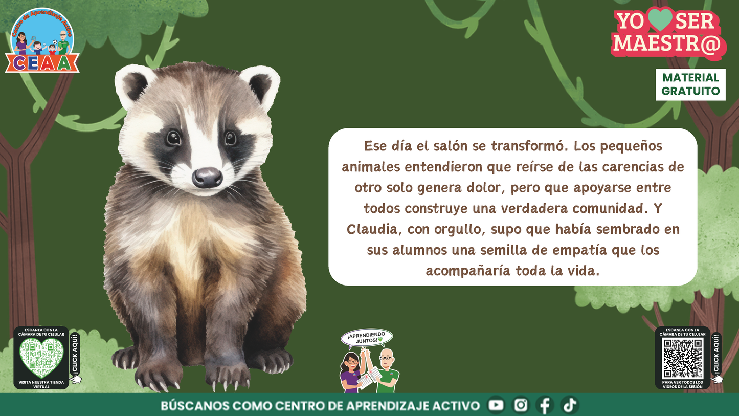 Historias para Maestros - CLAUDIA, LA MAESTRA CONEJO QUE ENSEÑÓ A VER CON EL CORAZÓN en PDF
