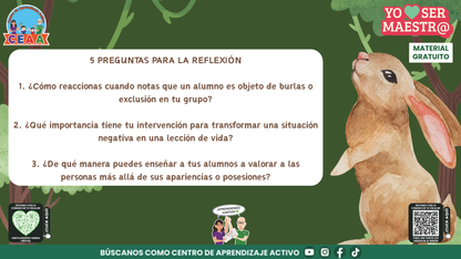 Historias para Maestros - CLAUDIA, LA MAESTRA CONEJO QUE ENSEÑÓ A VER CON EL CORAZÓN en PDF