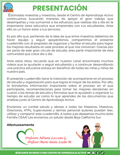 Cuadernillo Admisión Docente Educación Básica 2026