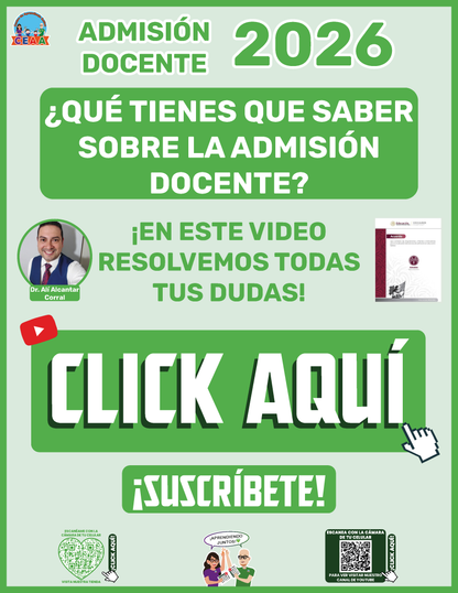 Cuadernillo Admisión Docente Educación Básica 2026