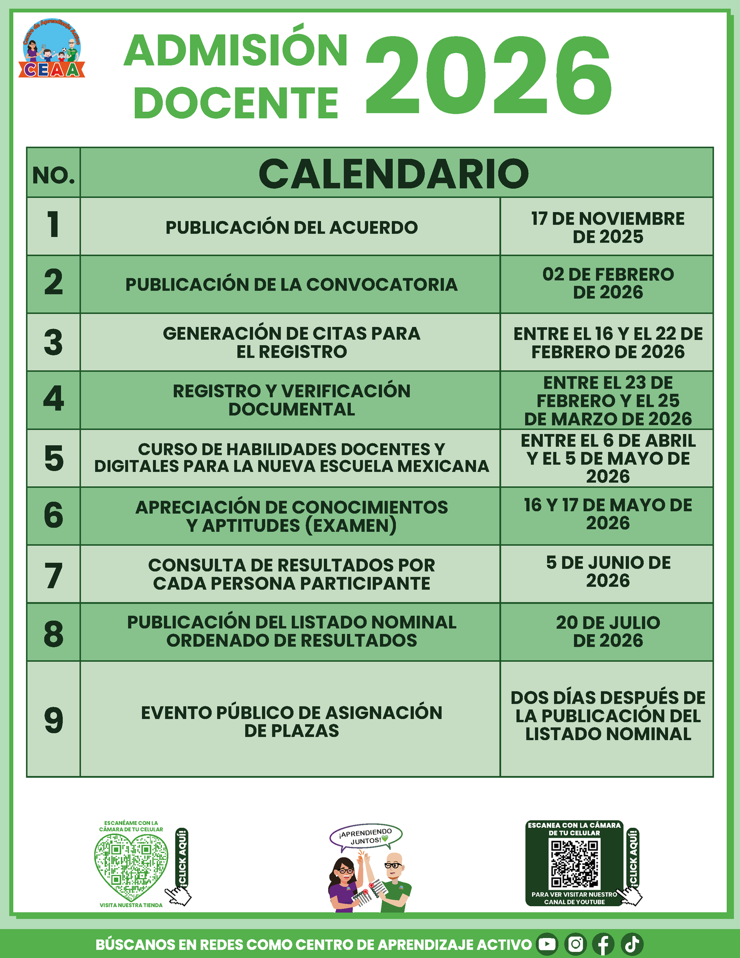 Cuadernillo Admisión Docente Educación Básica 2026