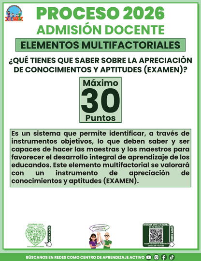 Cuadernillo Admisión Docente Educación Básica 2026