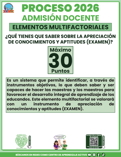 Cuadernillo Admisión Docente Educación Básica 2026 en PDF