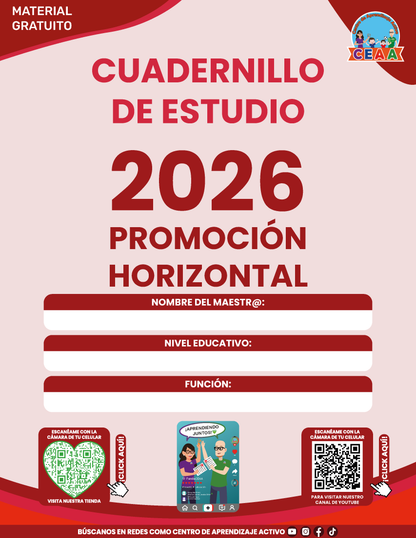 Cuadernillo Promoción Horizontal Educación Básica 2026