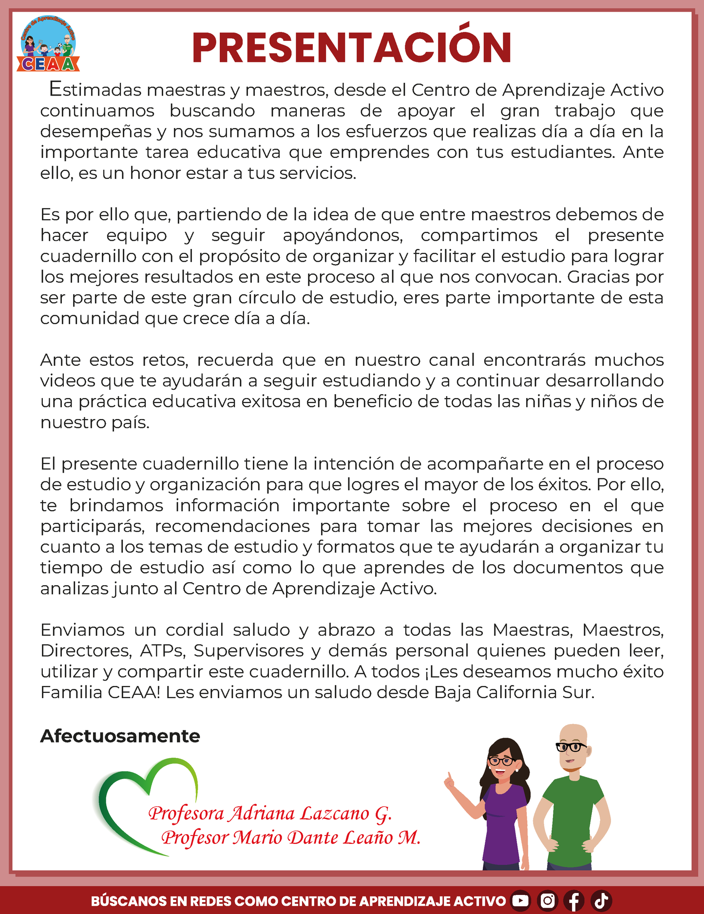 Cuadernillo Promoción Horizontal Educación Básica 2026